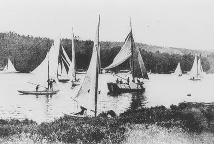 1900年5月巴黎奧運會，帆船比賽現場