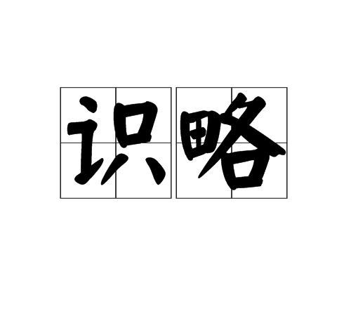 識略 識略