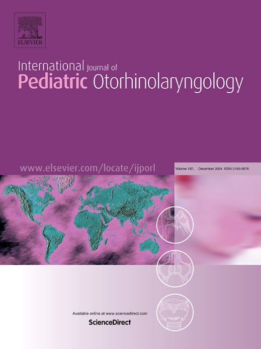 International Journal of Pediatric Otorhinolaryngology International Journal of Pediatric Otorhinolaryngology