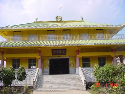 由中國佛教徒捐款修建的“中華大覺寺”。