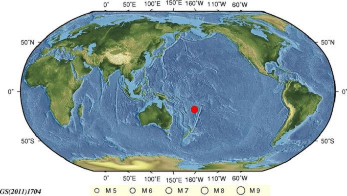 9·7斐濟海域地震