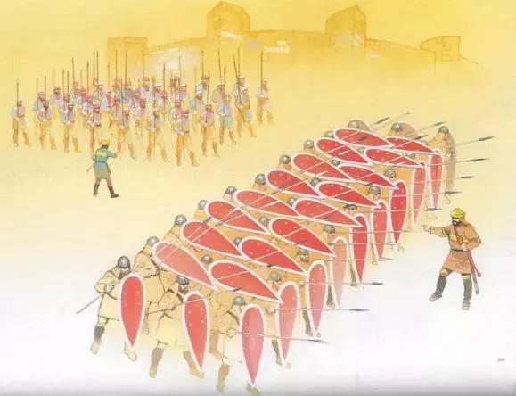 10世紀 訓練中的拜占庭步兵