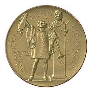 1912年斯德哥爾摩第五屆夏季奧運會獎牌背面
