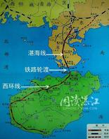 粵海鐵路示意圖