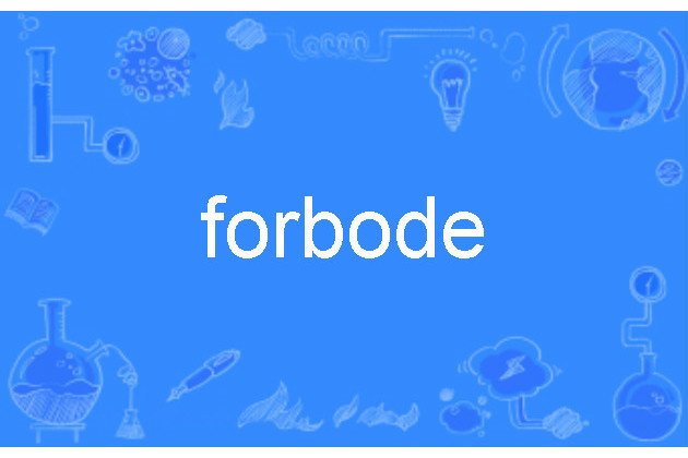 forbode