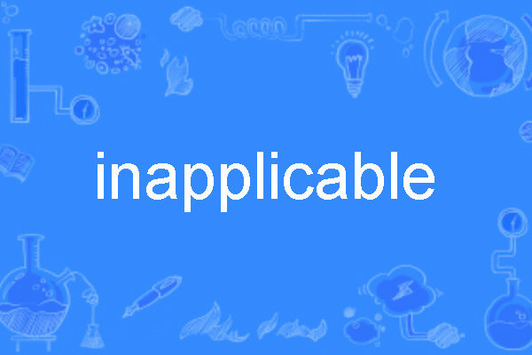 inapplicable inapplicable