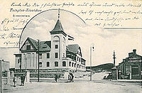 明信片上的水師飯店舊址，1904年