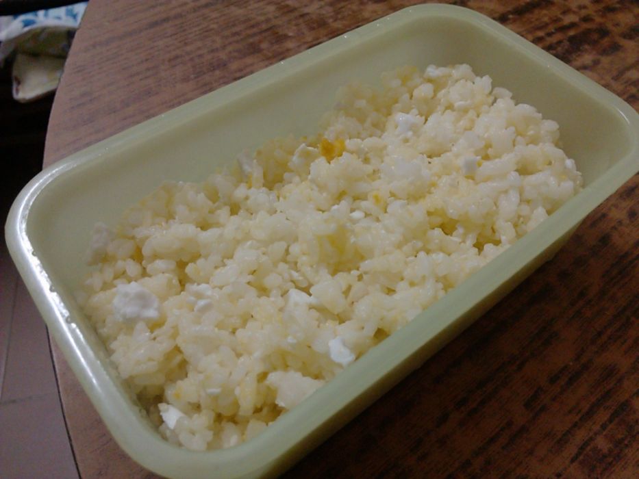 鹹蛋拌飯 鹹蛋拌飯