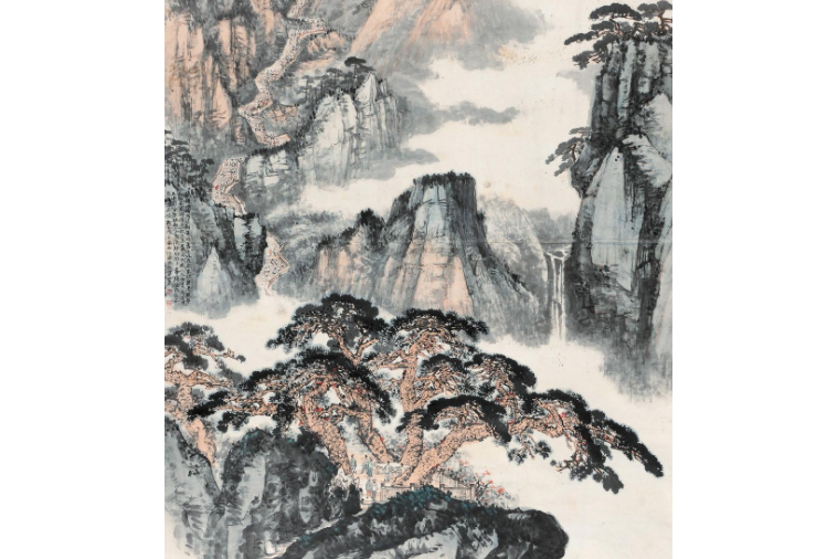 登泰山圖 登泰山圖