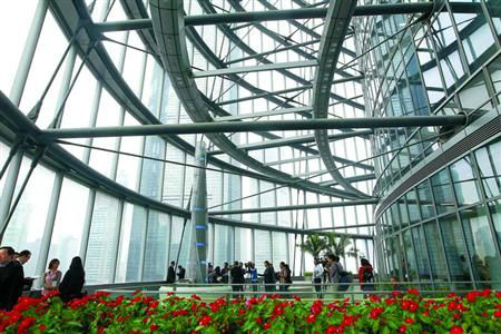 上海中心空中陽台
