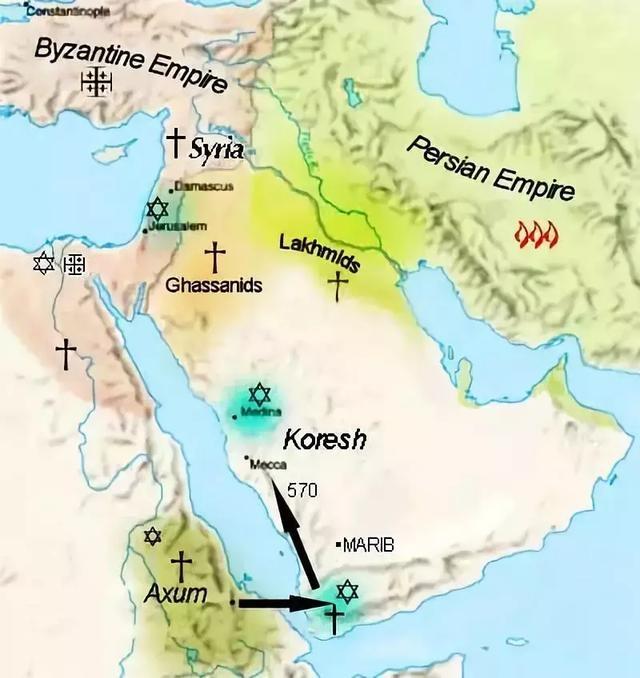 阿克蘇姆人的擴張讓波斯人出兵亞丁灣