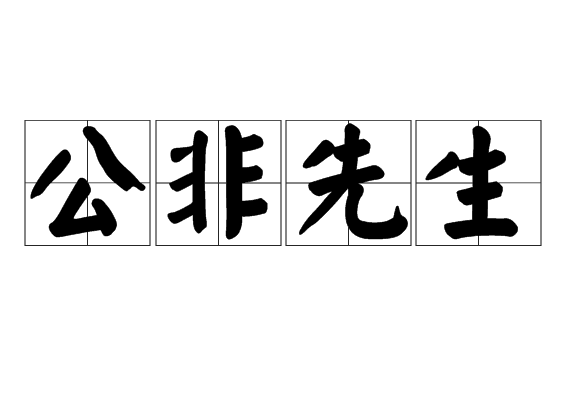 公非先生 公非先生