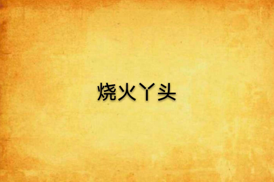 燒火丫頭(扣子不乖小說作品集) 燒火丫頭(扣子不乖小說作品集)