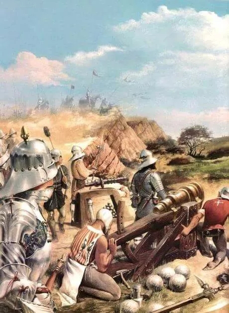 布洛希思戰役由約克軍隊炮兵打響