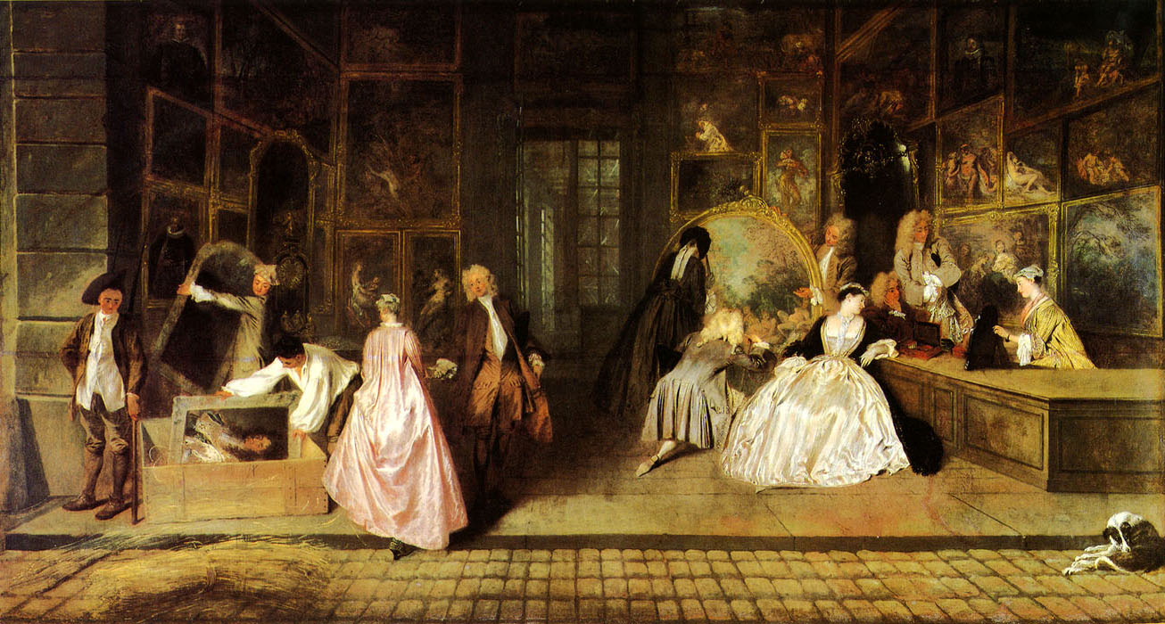 《熱爾森畫店》Jean - Antoine Watteau