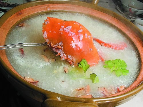 海鮮螃蟹粥