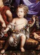 路易十四全家福中的瑪麗·特蕾莎