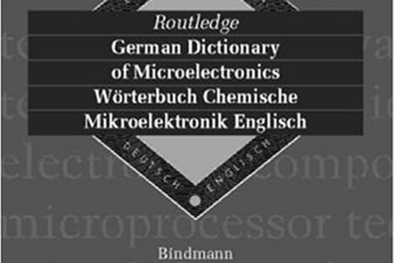 German Dictionary of Microelectronics German Dictionary of Microelectronics