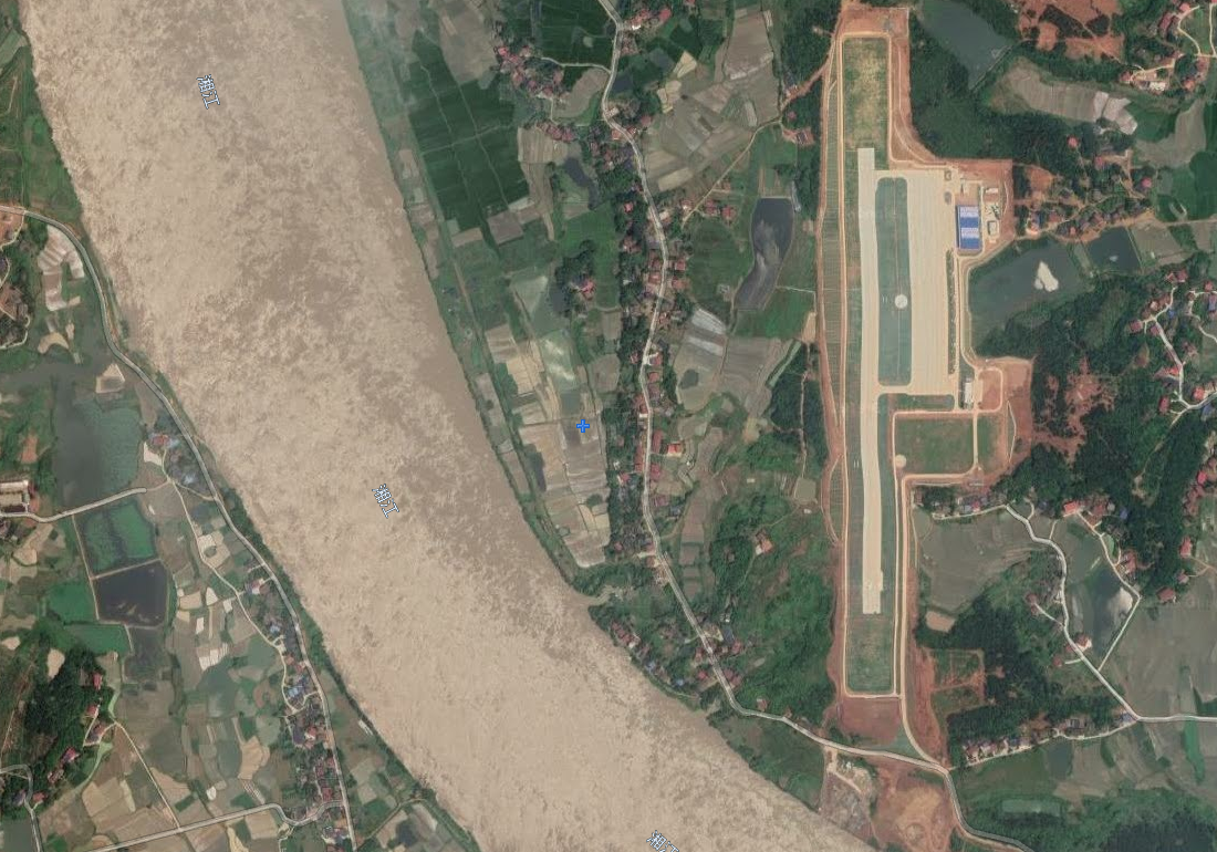 衡陽大浦通用機場衛星地圖