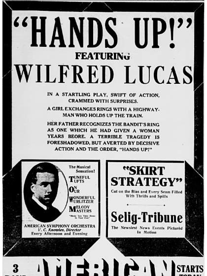 Hands Up!(美國1917年Tod Browning,Wilfred Lucas執導的電影) Hands Up!(美國1917年Tod Browning,Wilfred Lucas執導的電影)