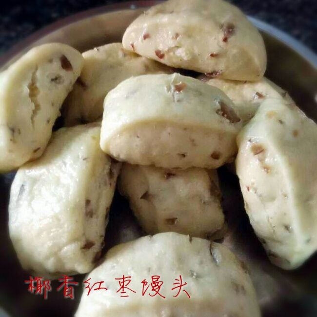 椰香紅棗饅頭 椰香紅棗饅頭