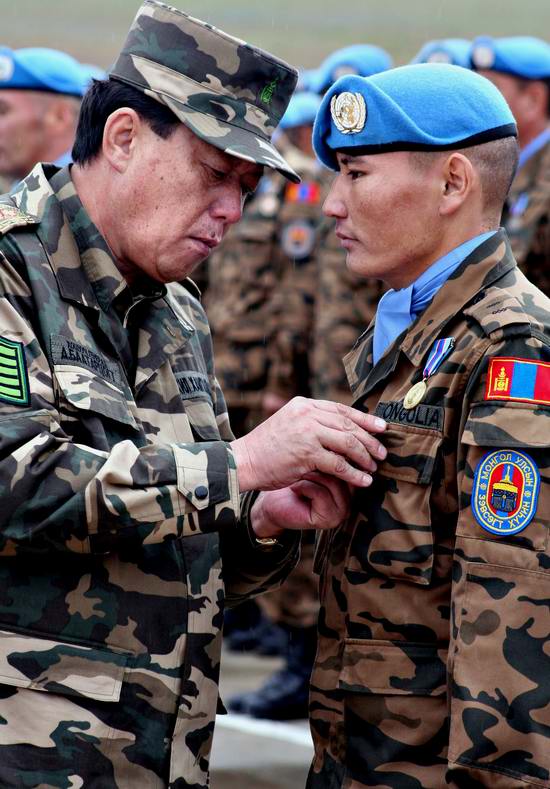“可汗探索－2007”軍事演習開幕儀式