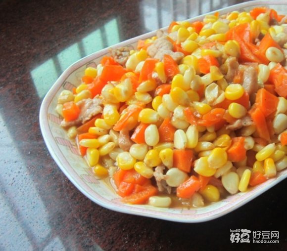 胡蘿蔔炒玉米