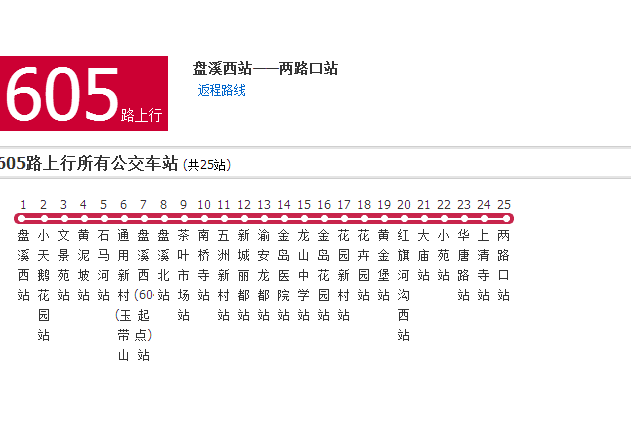 重慶公交605路 重慶公交605路