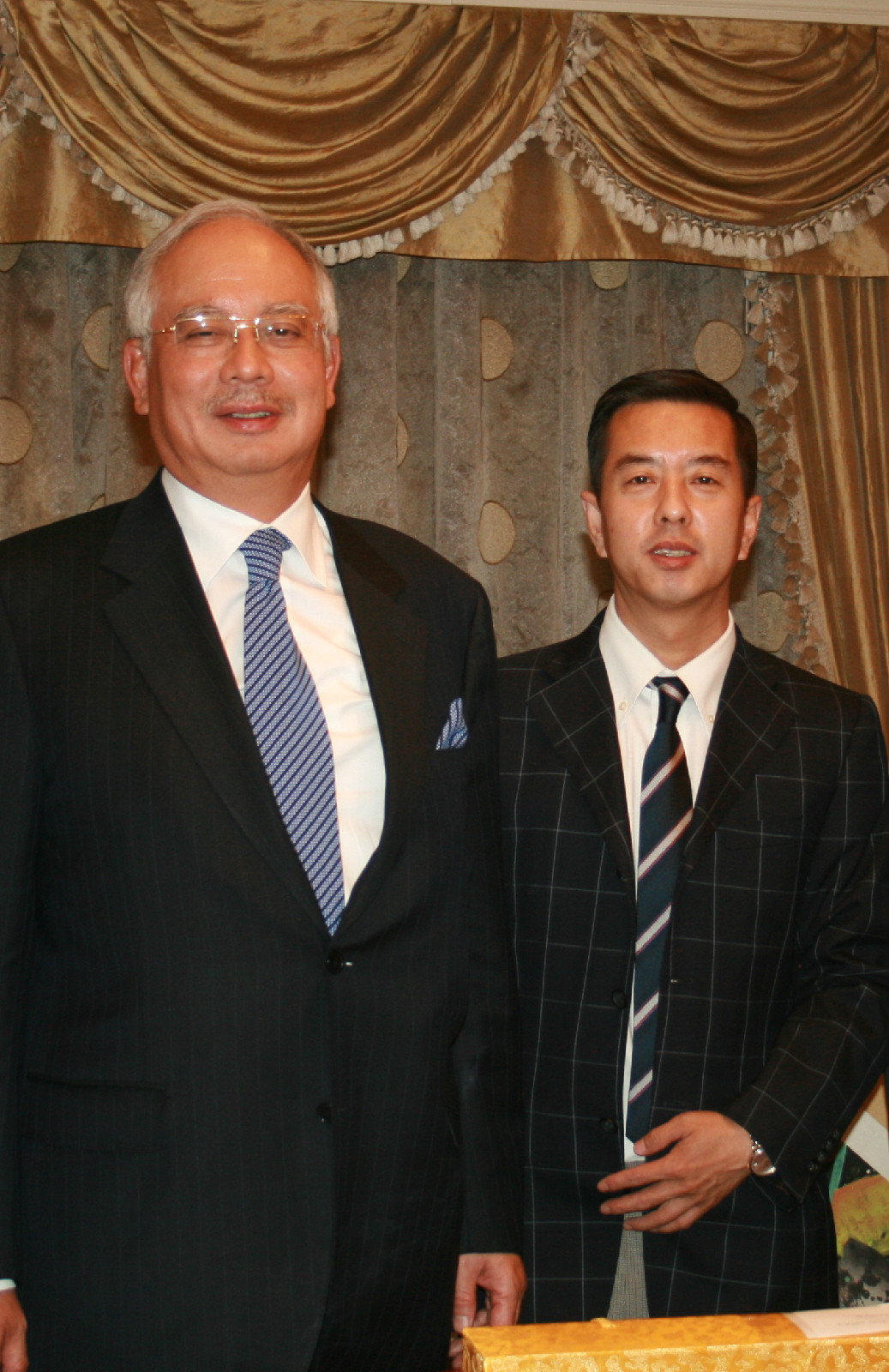 劉小剛與馬來西亞總理納吉布