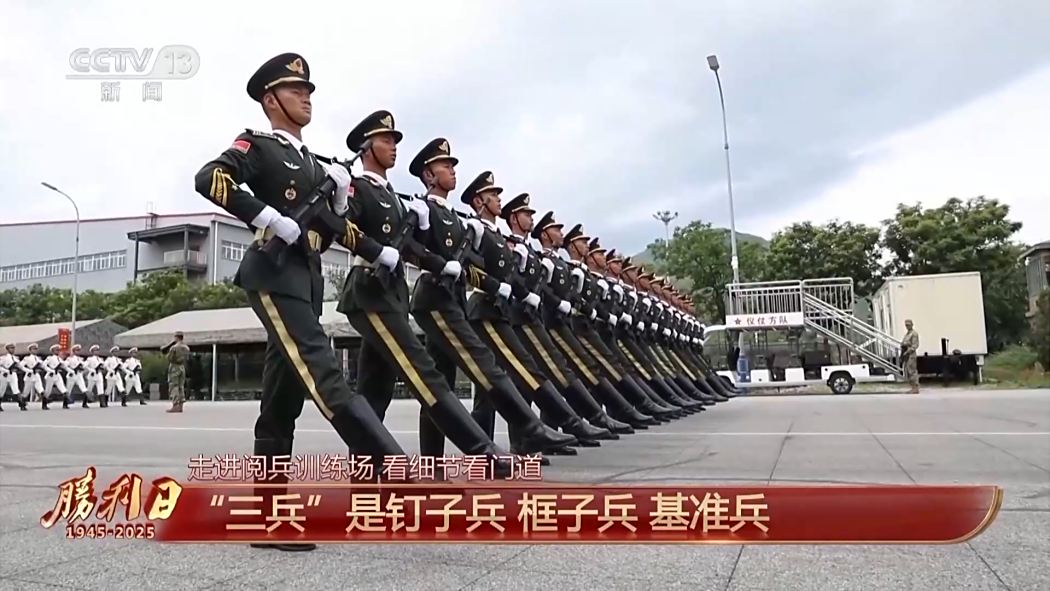三兵(閱兵方隊中的角色) 三兵(閱兵方隊中的角色)
