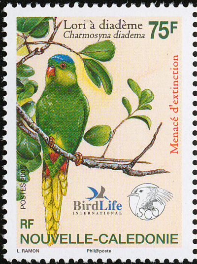 新喀里多尼亞鳥類郵票-2006年6月17號