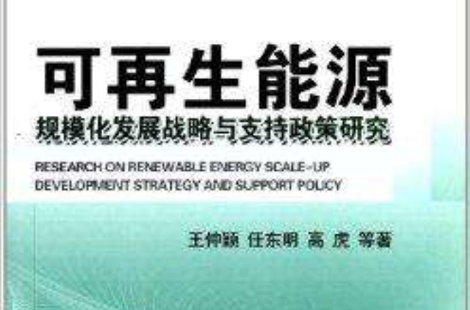 可再生能源規模化發展戰略與支持政策研究