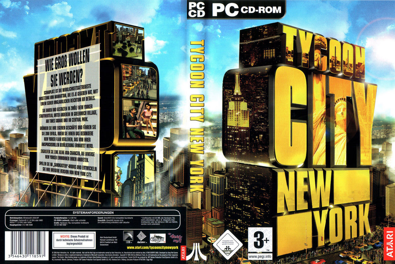 PC《城市夢想家:紐約》美版封面