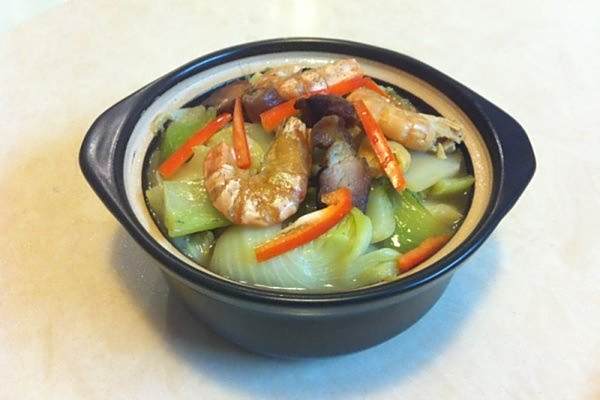 臘肉芥菜煲 臘肉芥菜煲