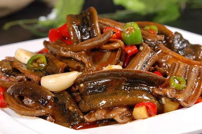 鱔魚炒玉蘭 鱔魚炒玉蘭