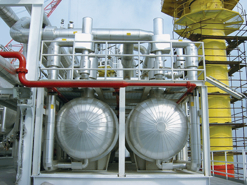 渤海曹妃甸CFD11-1油田FPSO平台海水冷卻器