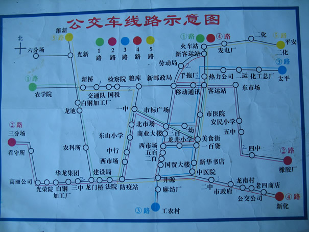 公交線路圖