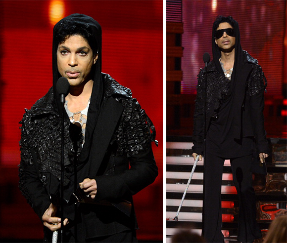 Prince出席第55屆葛萊美獎