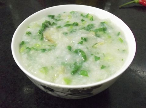 蝦米蔬菜粥