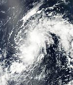 熱帶風暴凱文 衛星雲圖