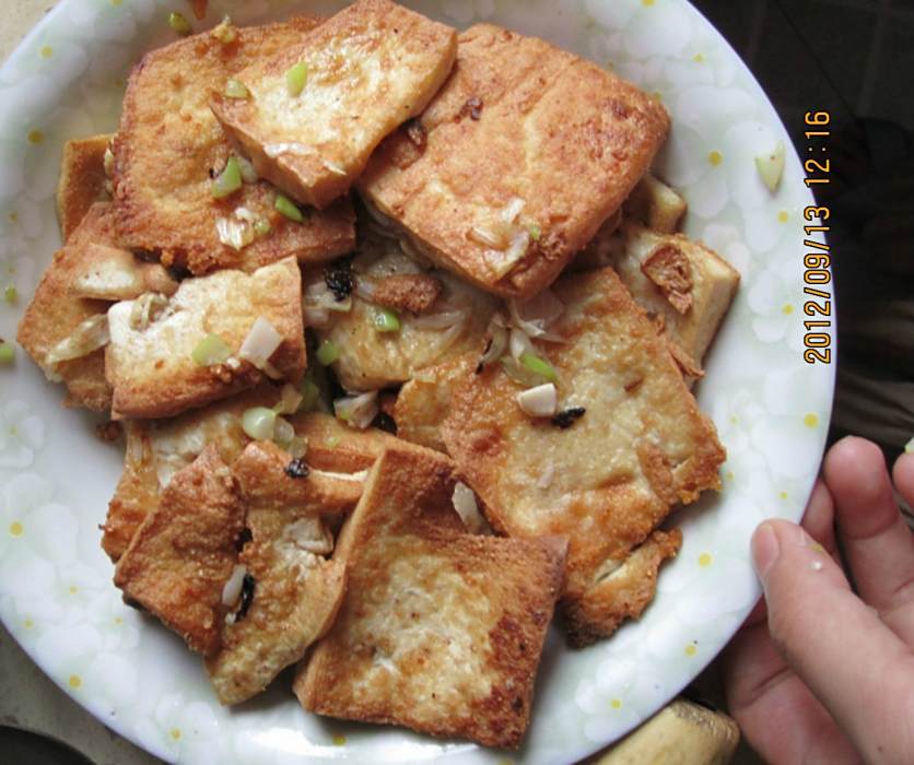 煎老豆腐 煎老豆腐