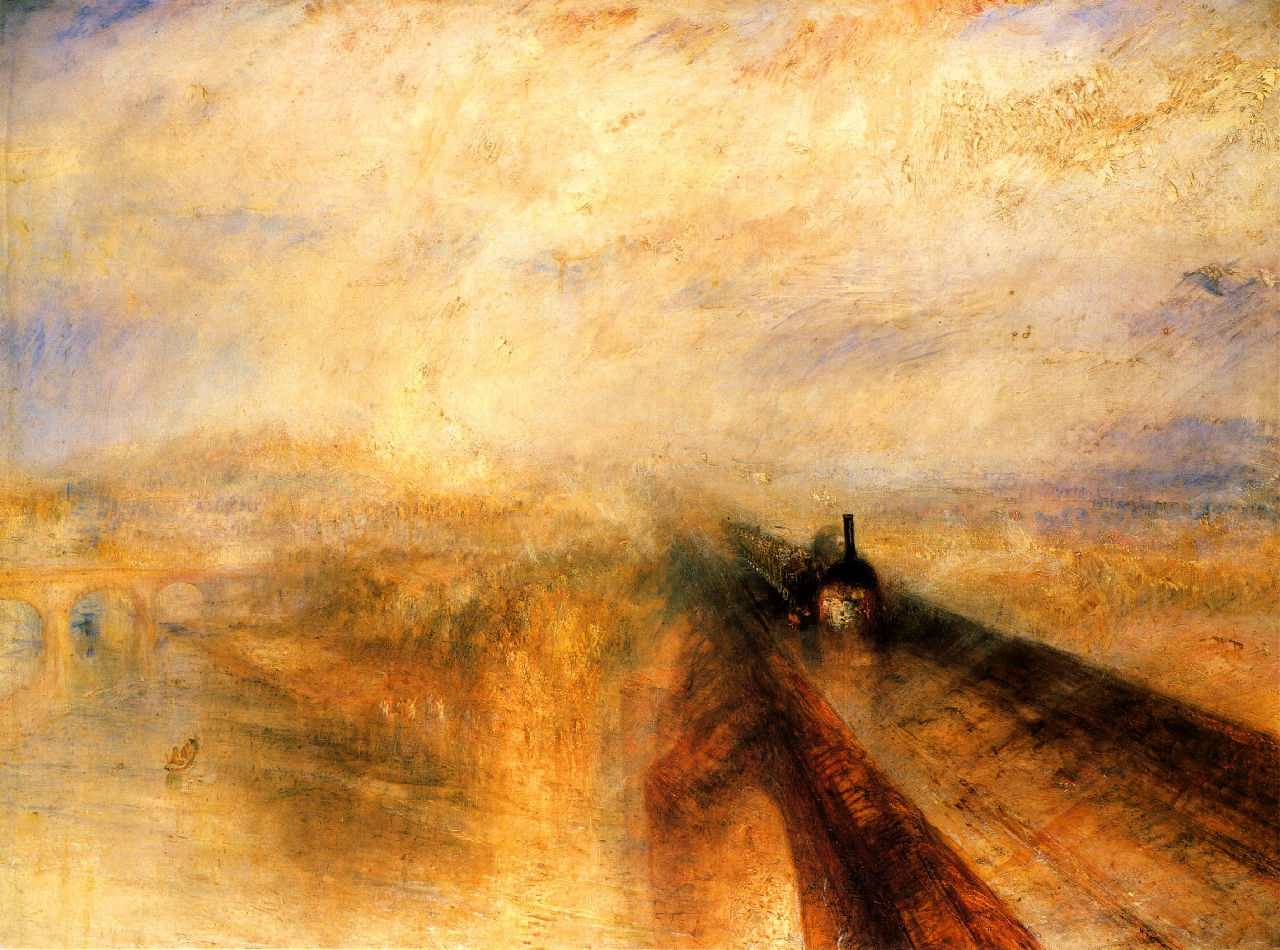 透納1844年的《雨，蒸汽和速度》
