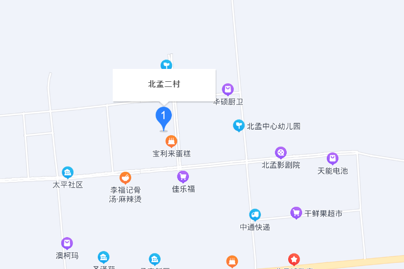 北孟二村