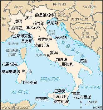 義大利語使用地區