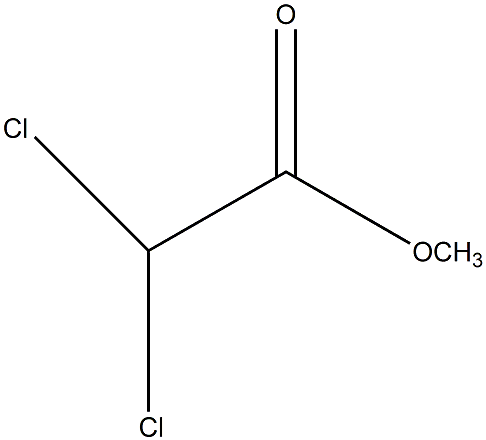 二氯乙酸甲酯的分子結構