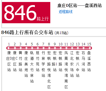 重慶公交846路 重慶公交846路