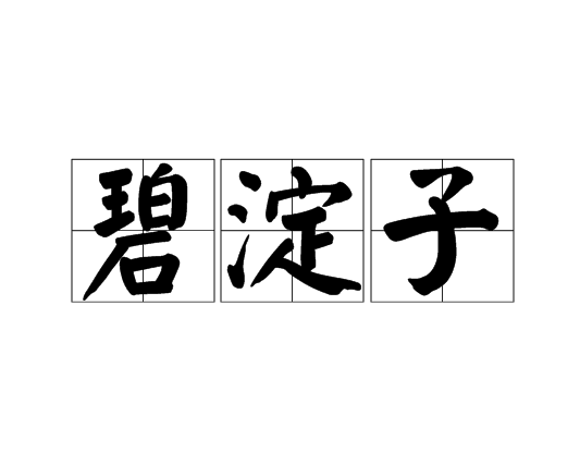 碧淀子 碧淀子