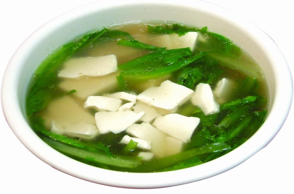 時蔬豆腐湯 時蔬豆腐湯