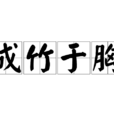 成竹於胸 成竹於胸
