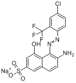 6-氨基-5-[[4-氯-2-（三氟甲基）苯基]偶氮]-4-羥基-2-萘磺酸一鈉鹽